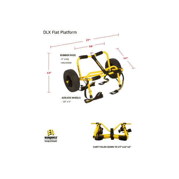 Suspenz DLX Airless Cart - Flat Platform Specs