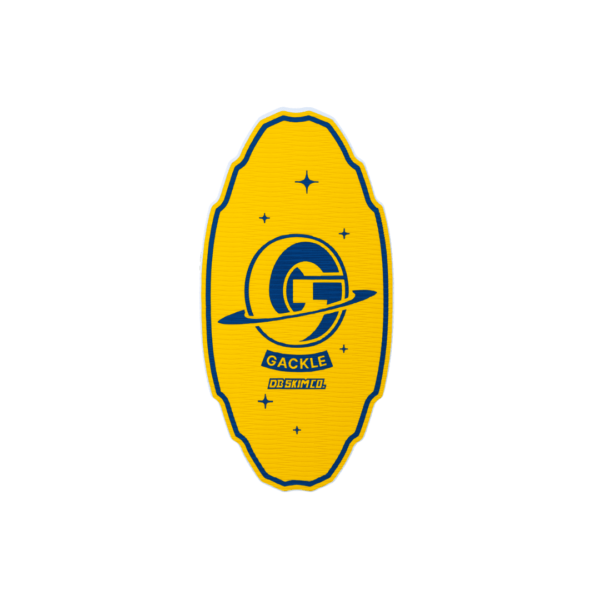 DB Gackle Pro skimboard - yellow